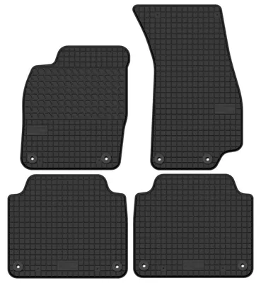 Zdjęcie produktu dla Dywaniki gumowe do Audi A8 D5 2018- (sedan) – 4 szt., czarne, dopasowane – Wielganizator SolidTread