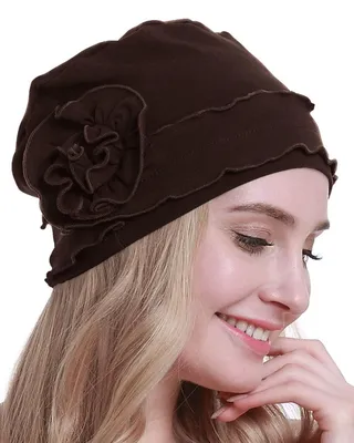 Produktbild von osvyo Chemo Kopfbedeckung für Damen,Turban Mütze für Frauen, Krebs Beanie Haarau