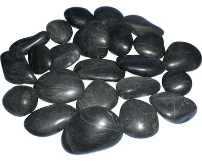 Produktbild von Aquariumdekoration River Pebbles ca. 700 g schwarz