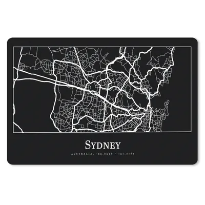 Produktbild von MuchoWow® Mauspad Mousepad Karte - Sydney - Stadtplan 27x18 cm - Mousepads - Maus Mat - Pad - Mausunterlage - Büroartikel - Desk Matten
