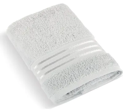 Produktbild von Frottierhandtuch Linie 50x100cm 500g hellgrau