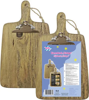 Produktbild von 1x Klemmbrett "Vintage" 29x48cm
