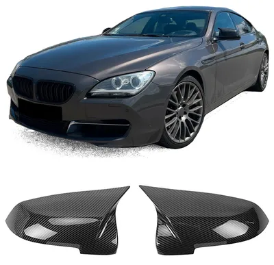 Zdjęcie produktu dla Obudowy lusterek bocznych KOMPLET, styl karbonowy, pasujące do modeli BMW F10, F11, F06, F12, F13, F01