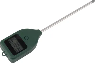 Zdjęcie produktu dla Miernik wilgotności gleby profesjonalny tester pH 3 w 1 z zielonym podświetleniem do ogrodu, trawnika i gospodarstwa rolnego