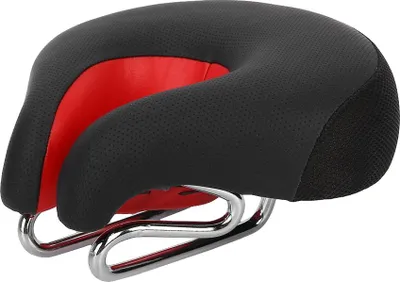 Produktbild von Ergonomisches Mountainbike Radfahren Fahrrad Noseless Form Sattelkissen Pad rot rot