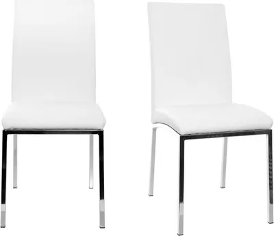 Produktbild von Miliboo - 2er-Set Design-Stühle Polyurethan Weiß SIMEA