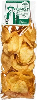 Obrázek produktu pro Cyrilovy Bramburky české česnekové chipsy 100 g
