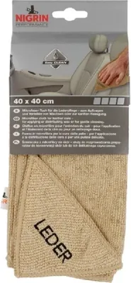 Zdjęcie produktu dla NIGRIN 71115 Wydajna ściereczka z mikrofibry do skóry