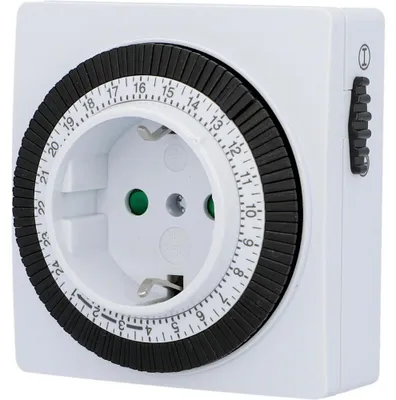 Obrázok produktu pre Mechanický časovač 3 500 W, biely, IP20