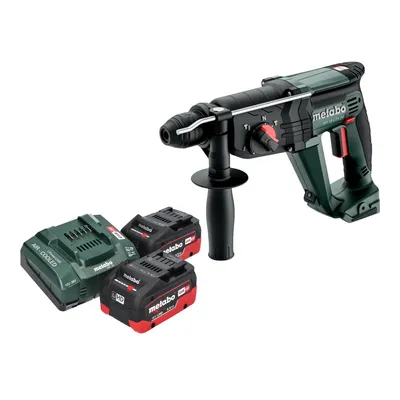 Image de Metabo KH 18 LTX 24 Marteau combiné sans fil 18 V 2,1 J SDS Plus + 2x batterie LiHD 5,5 Ah + chargeur