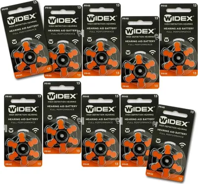 Produktbild von Widex 13 (PR48) Oranžová sluchová batéria - výhodné balenie