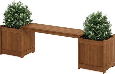 Produktbild von Teakölbe aus natürlichem Holz, 182,12 x 44,7 x 28,96 cm