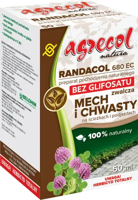 Zdjęcie produktu dla Zwalcza mech i chwasty na ścieżkach i podjazdach Randacol 680 EC 50ml - Agrecol