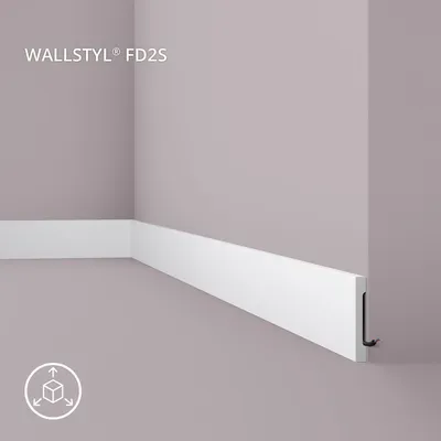 Produktbild von NMC FD2S WALLSTYL Sockelleiste Zierleiste Wandleiste Türumrandung 2 m