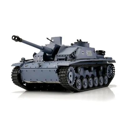 Produktbild von Heng Long 1:16 RC Panzer Sturmgeschütz III Ausf. G grau BB+IR, Sound, Rauch RTR
