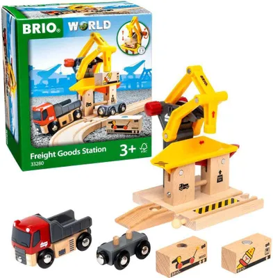 Image de Station de chargement de fret BRIO 6 pièces, à partir de 3 ans (33280)
