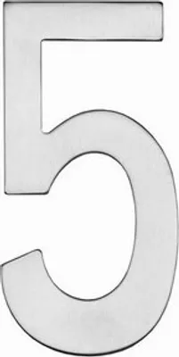 Produktbild von Hausnummer Intersteel 5 150x3 mm Edelstahl