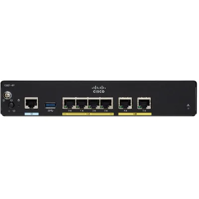 Produktbild von Cisco C931-4P, Ethernet-WAN, Gigabit Ethernet, Schwarz