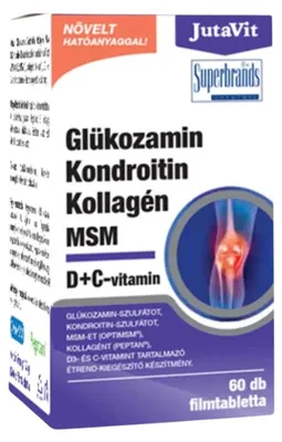 Obrázok produktu pre Glukozamín, chondroitín, kolagén a MSM - doplnok stravy - 60 tabliet - JutaVit