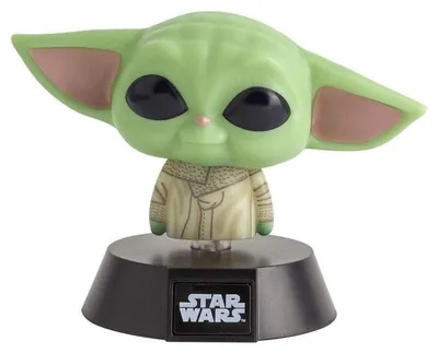 Zdjęcie produktu dla Lampa Yoda The Child Icons, lampka nocna LED 12 cm