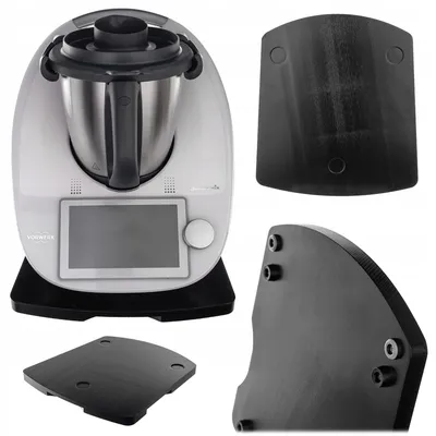 Produktbild von Kadax Holz-Ständer für Thermomix TM6/TM5 Schwarz Stabil
