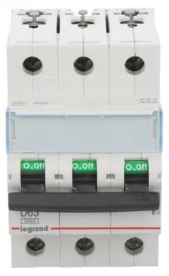 Produktbild von Legrand TX3, Miniatur-Leistungsschalter, Typ D, IP20, 240 - 415 V