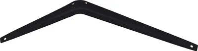 Produktbild von Stahlkonsole starr 185x245mm - Regalträger Metall schwarz, Tragkraft 17,5kg