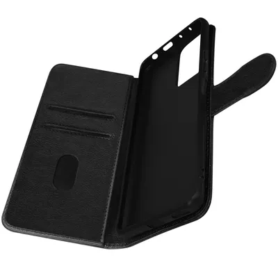 Obrázok produktu pre Avizar, puzdro Redmi Note 12 Pro Plus 5G Chesterfield koža so stojanom, čierna