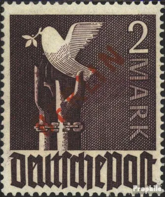 Produktbild von Briefmarken Berlin (West) 1949 Mi 34 postfrisch Rotaufdruck