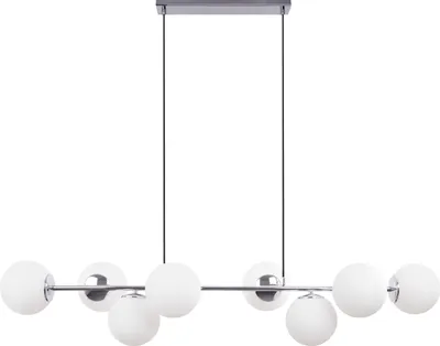 Produktbild von Hängelampe über Esstisch oder Kochinsel – Moderne Deckenlampe Kronleuchter mit E14 Fassung