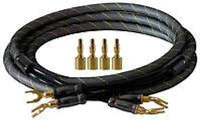 Produktbild von Dynavox 204921, 2 x Banana, Männlich, Männlich, Sauerstofffreies Kupfer, 3 m, Schwarz