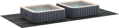 Obrázek produktu pro Podložka pod bazén Černá 750 x 372 x 0,1 cm Netkaná tkanina