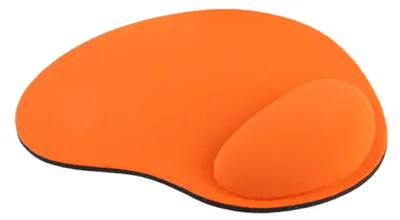 Produktbild von CELLONIC Komfort-Mauspad mit Schaumstoffkissen Handauflage, ergonomisch, Anti-Sehnenscheidenprobleme für Studium, Heim, Büro - orange