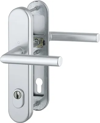 Produktbild von Hoppe Schutz-Drückergarnitur Amsterdam 86G / 3332ZA / 3330 / 1400 ES1 SK2 PZ Vierkant 8 / 10mm - 3663352