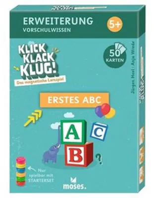 Zdjęcie produktu dla Zestaw rozszerzający Klick Klack Klug – pierwsze litery alfabetu, od 5 roku życia