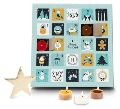 Immagine prodotto di Solidchoice - Calendario dell'Avvento con 24 candele profumate per Natale