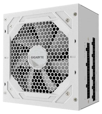Produktbild von GIGABYTE UD1000GM PG5 V2 ICE Netzteil – PCIe Gen 5.1, 80 PLUS Gold, Vollmodulares Design, 120-mm-Lüfter, ATX 3.1-kompatibel, EU-Stecker