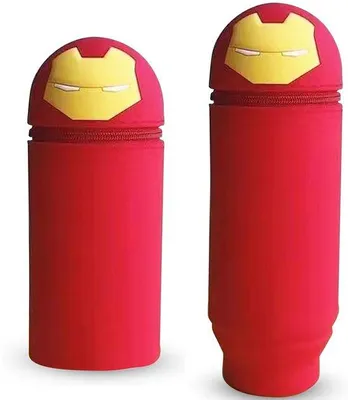 Produktbild von Weiches Silikon-Etui, 2-in-1, Cartoon-Design, Bürobedarf, Stiftehalter, Groß