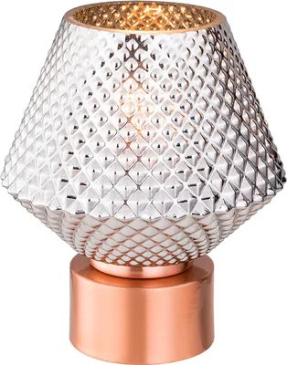Produktbild von home24 Tischleuchte - Glas / Metall - 1-flammig