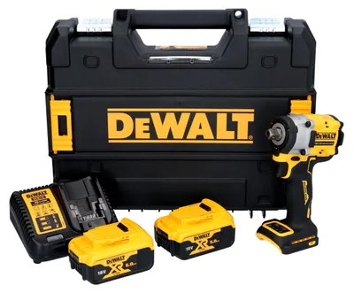 Zdjęcie produktu dla DeWALT DCF922P2T-QW, Klucz udarowy, Bezszczotkowy, Czarny, Żółty, 1/2", 2500 RPM, 610 N·m
