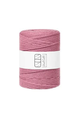 Produktbild von Rosa Baumwoll-Flechtkordel 5mm 100m OUTLET