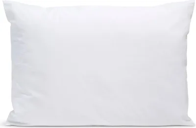 Image de Bleu Calin Taie d'oreiller 100% Percale de coton - Blanc - 50x75cm