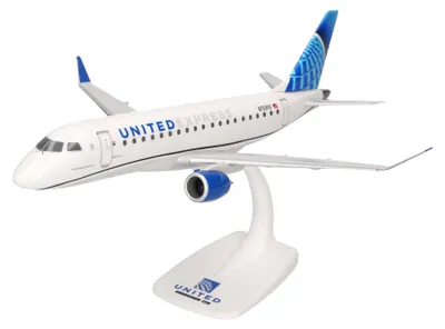 Flugzeugmodell Embraer E175 1:100 Snap-Fit Kunststoff