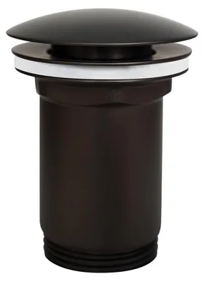 Produktbild von Omnires A706GR Klick-Klack-Ablaufgarnitur mit Überlauf, Graphit