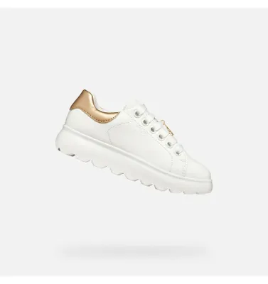 Produktbild von Geox Weiße Mädchen-Sneaker von Puffypop 39