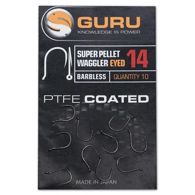 Obrázek produktu pro Guru Super Pellet Waggler Háčky bez ostnů r. 10