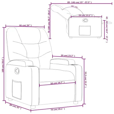 Zdjęcie produktu dla VidaXL 372444, Tkanina, Czerwony, Pianka, 110 kg, 740 mm, 890 mm