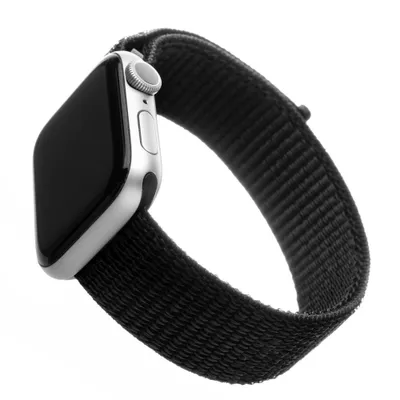 Image de Bracelet Fixed Nylon Strap pour Apple Watch 49/46/45/44 mm, noir
