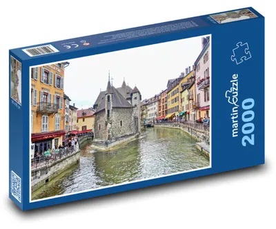 Obrázek produktu pro Puzzle 2000 Středověká pevnost u řeky - martinpuzzle