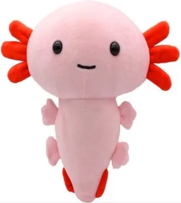 Produktbild von Noxxiez Axolotl plyšová hračka v růžové barvě (20 cm) - měkká plyšová hračka, ideální na mazlení a hraní, ideální pro děti a sběratele, oficiálně licencovaná